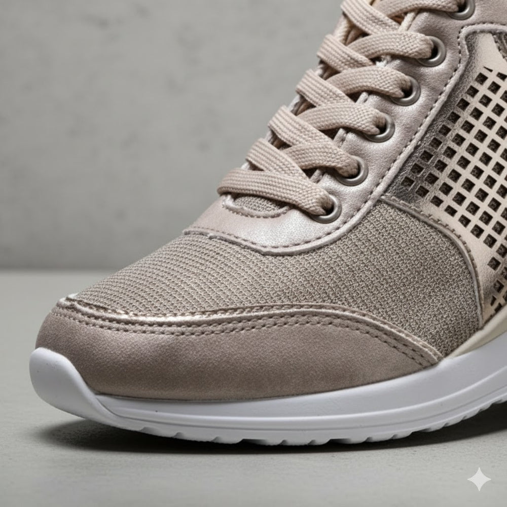 Damen Sneaker mit Keilabsatz | Bequem & Atmungsaktiv