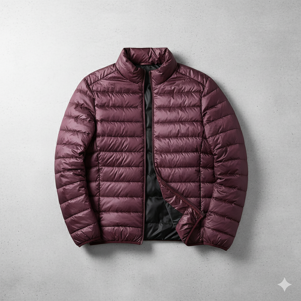 Leichte Herren Steppjacke mit Stehkragen | Übergang | Atmungsaktiv