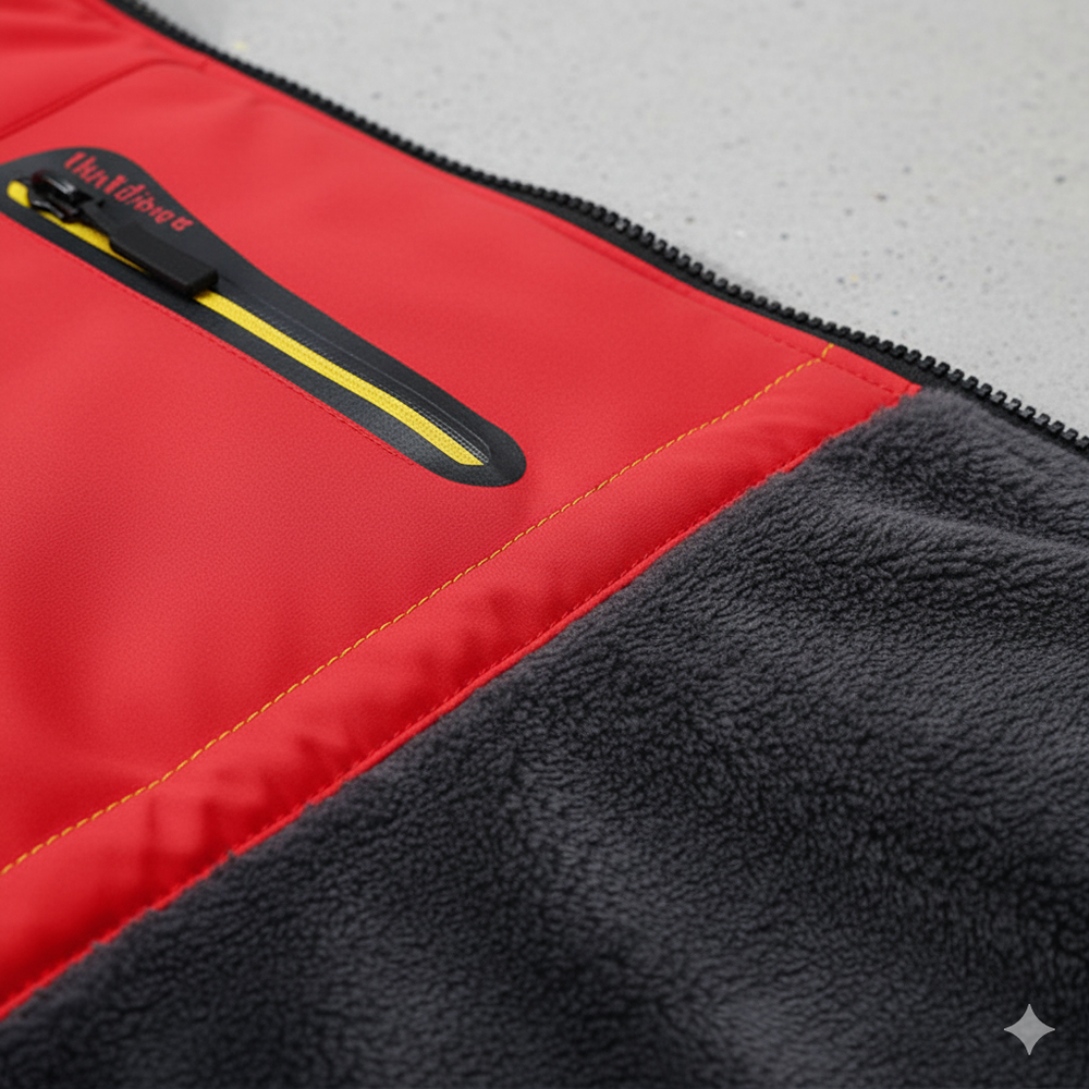 Herren Skijacke mit Kapuze | Winddicht & Warm | Winter Outdoor