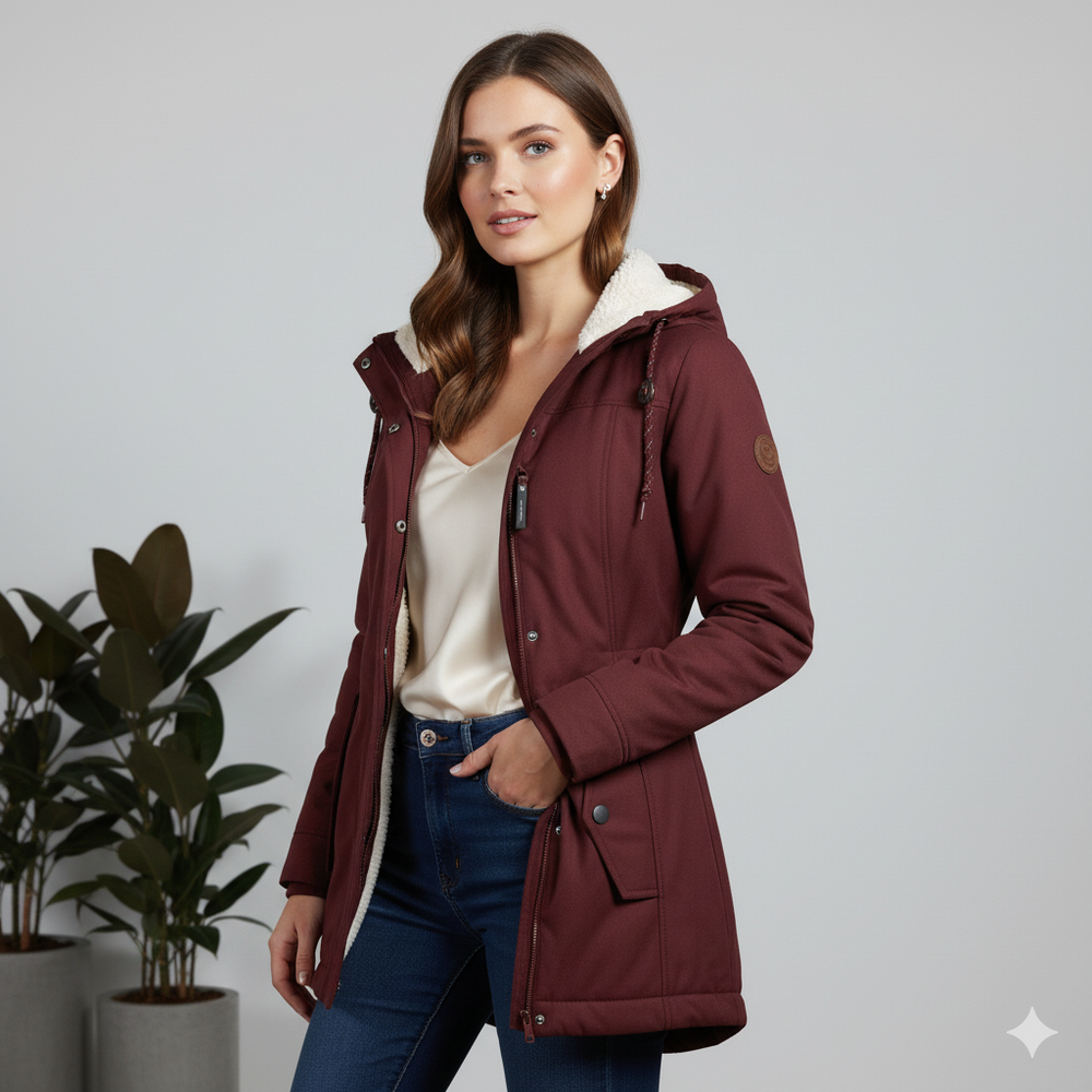 Damen Winterjacke mit Fleecefutter | Warm & Wetterfest