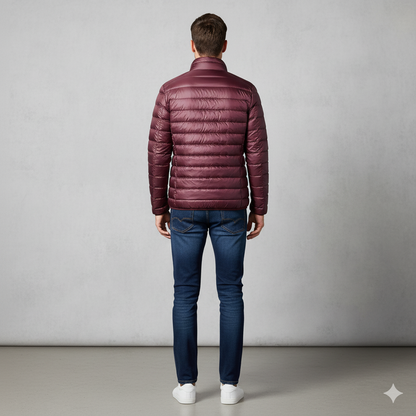 Leichte Herren Steppjacke mit Stehkragen | Übergang | Atmungsaktiv