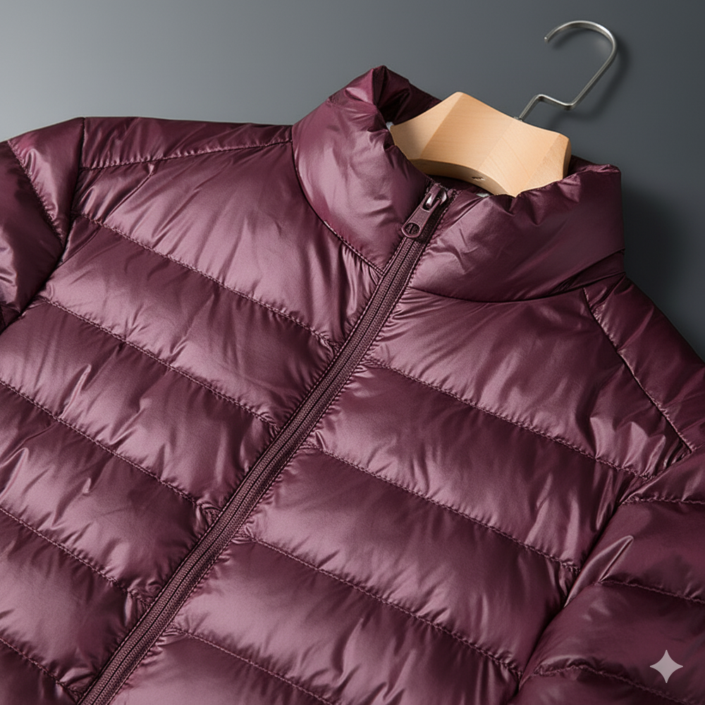 Leichte Herren Steppjacke mit Stehkragen | Übergang | Atmungsaktiv