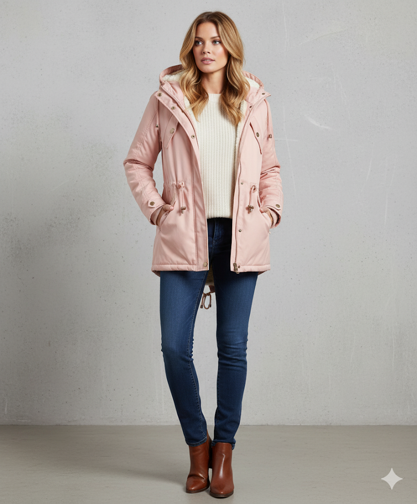 Damen Winterjacke mit Fleecefutter | Warm & Wetterfest