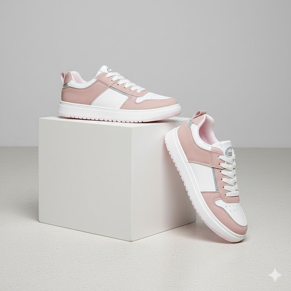 Damen Sneaker modern & bequem | Zweifarbiges Design