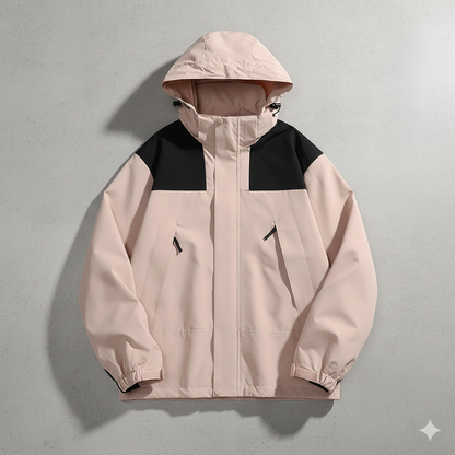 Herren Outdoorjacke mit Kapuze | Winddicht & Leicht | Freizeit