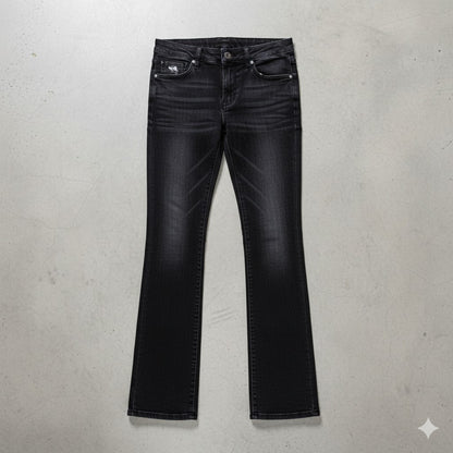 Damen Schlagjeans Low Rise | Retro Fit & Bequem