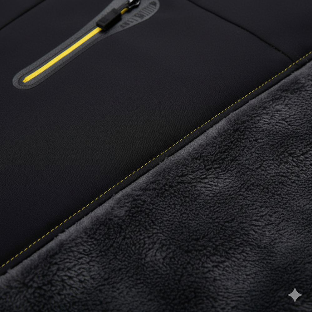 Herren Skijacke mit Kapuze | Winddicht & Warm | Winter Outdoor