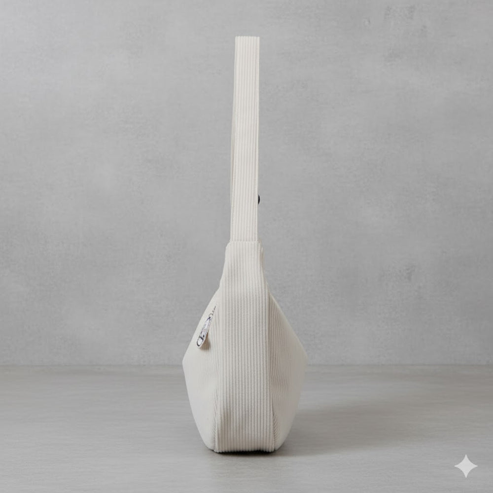 Lässige Damen Umhängetasche aus Cord | Leicht & Bequem