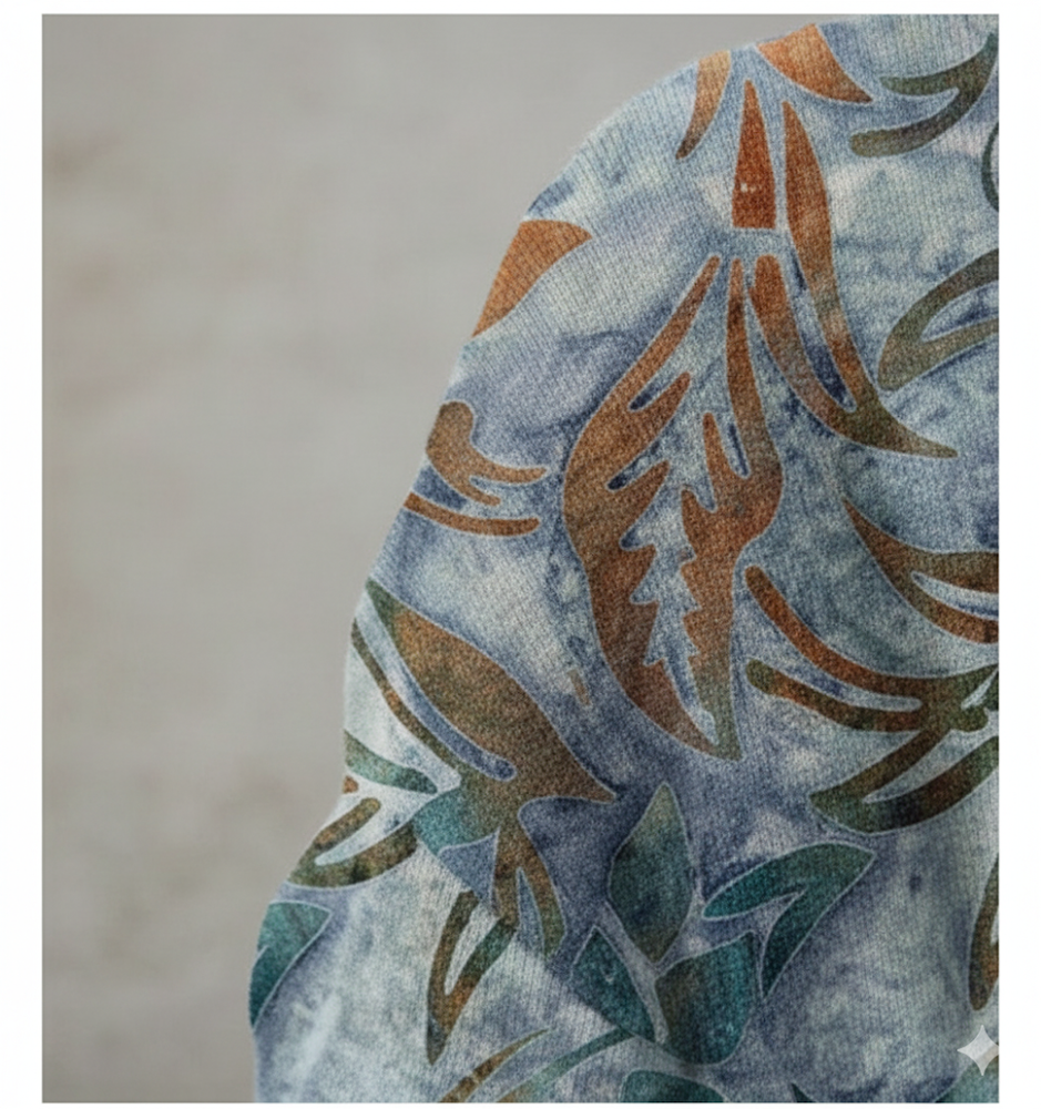 Damen Strickpullover mit Blumenmuster | Locker & Elegant