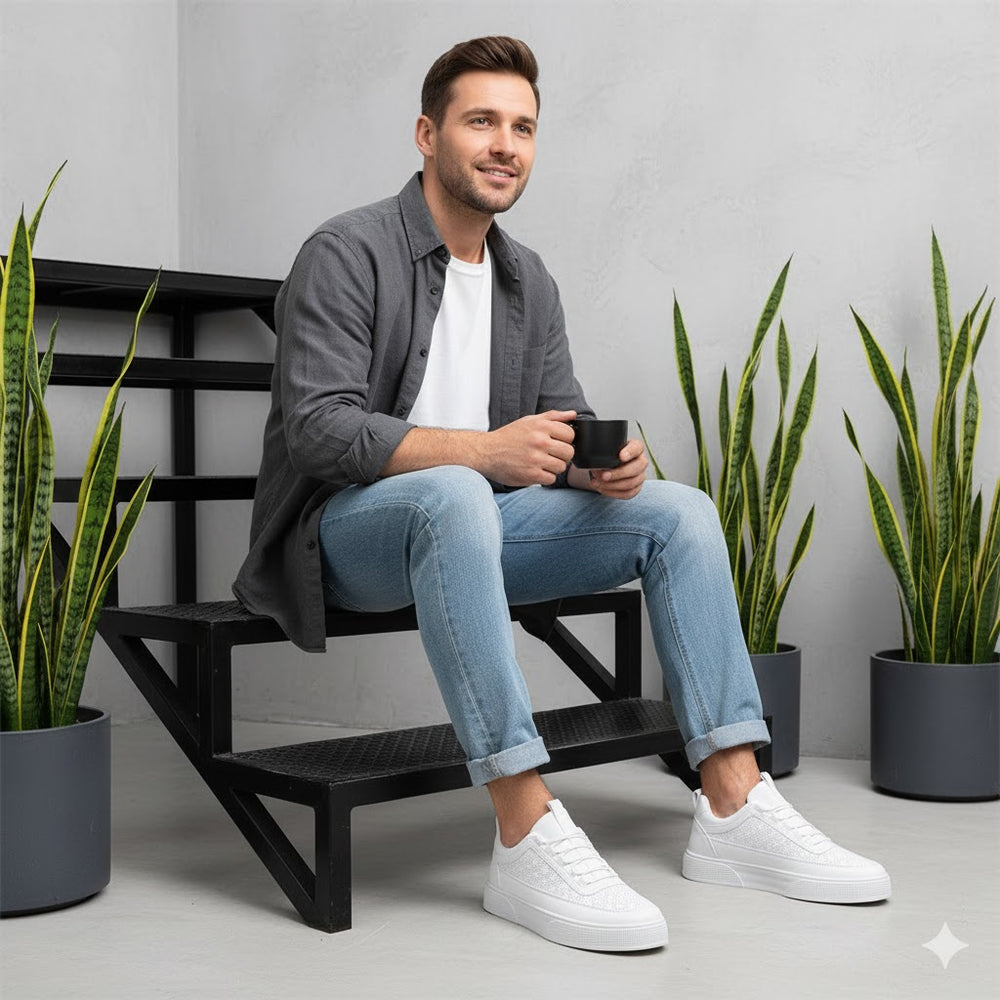 Herren Sneaker | Chunky Sohle & Modern zum Schnüren