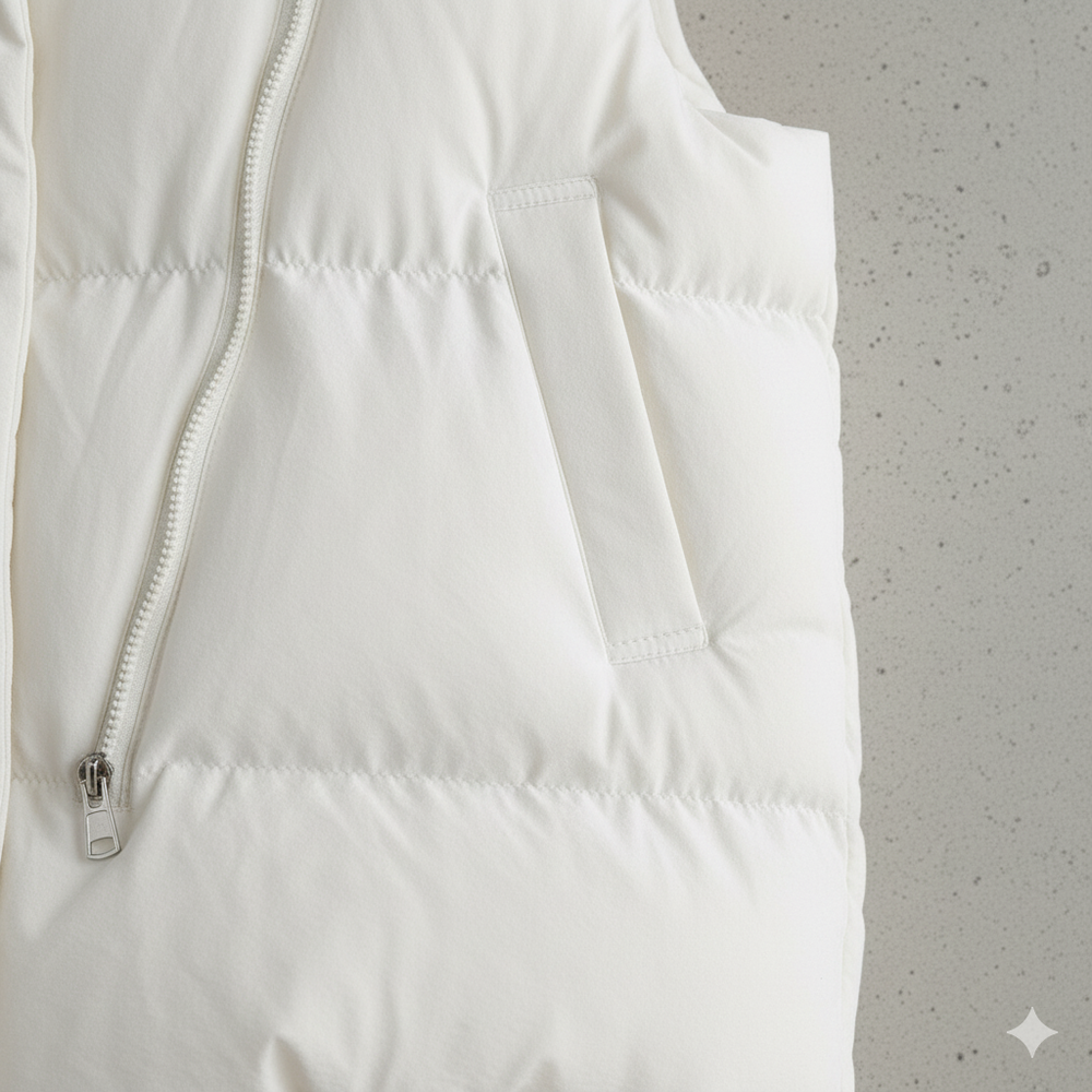 Damenweste ohne Ärmel | Warm & Lässig für Herbst/Winter