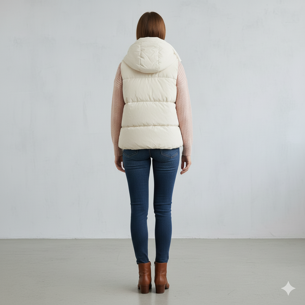 Damenweste ohne Ärmel | Warm & Lässig für Herbst/Winter