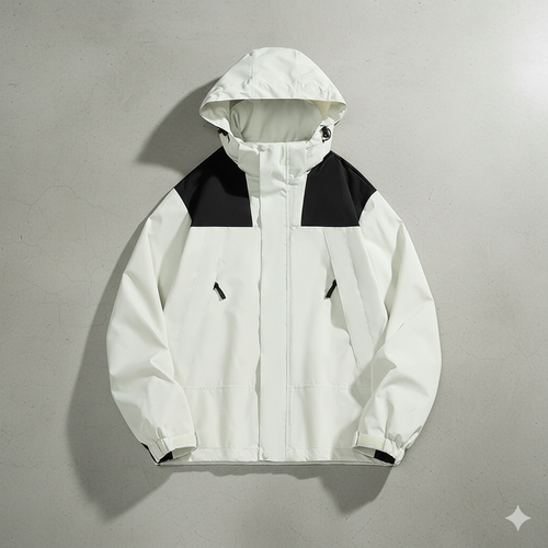 Herren Outdoorjacke mit Kapuze | Winddicht & Leicht | Freizeit