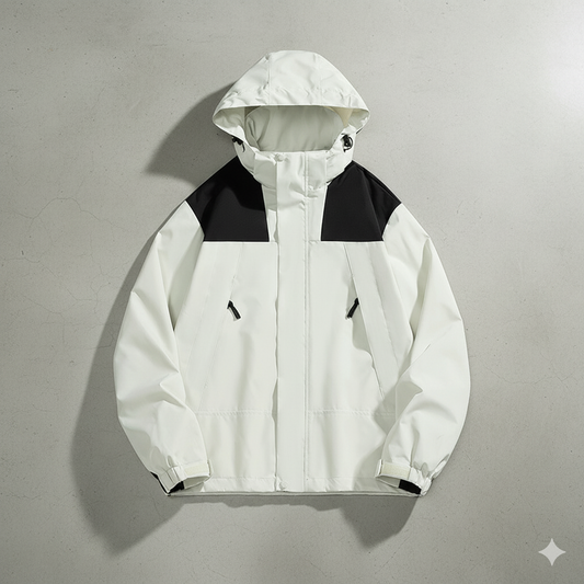 Herren Outdoorjacke mit Kapuze | Winddicht & Leicht | Freizeit