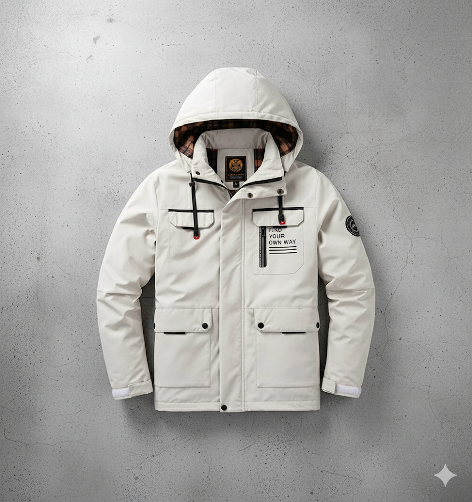 Herren Winterparka mit Kapuze | Winddicht & Warm