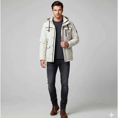 Herren Winterparka mit Kapuze | Winddicht & Warm