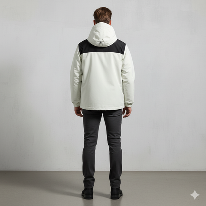 Herren Outdoorjacke mit Kapuze | Winddicht & Leicht | Freizeit