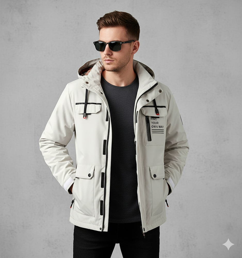 Herren Winterparka mit Kapuze | Winddicht & Warm
