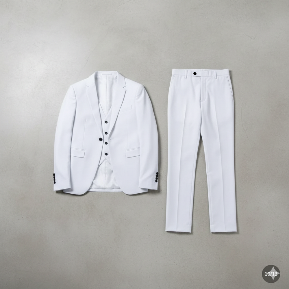 Herren Anzug 3-teilig | Slim Fit Elegant für Business & Hochzeit