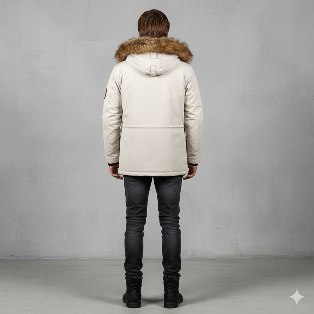 Herren Winterparka mit Kapuze | Winddicht & Warm