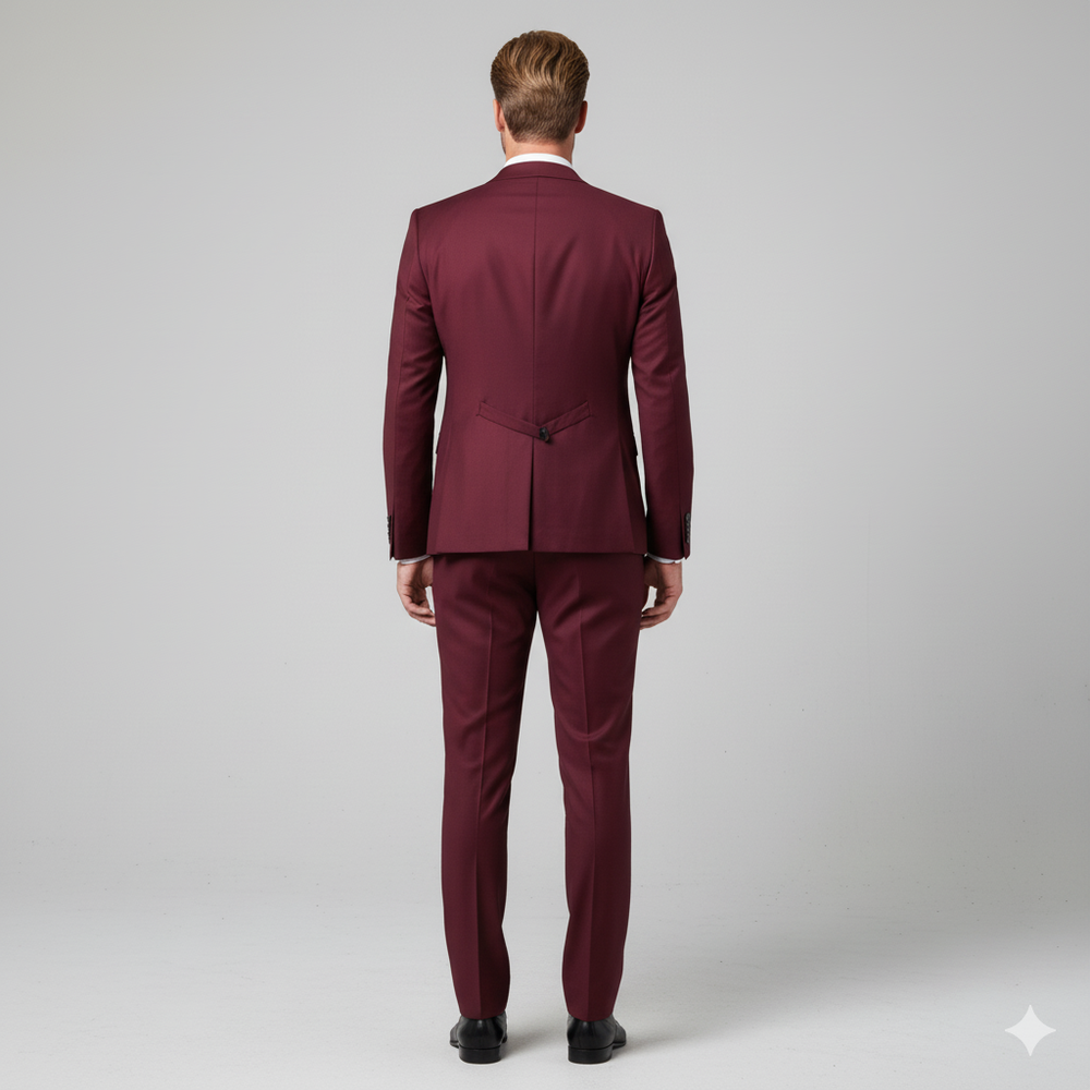 Herren Anzug 3-teilig | Slim Fit Elegant für Business & Hochzeit
