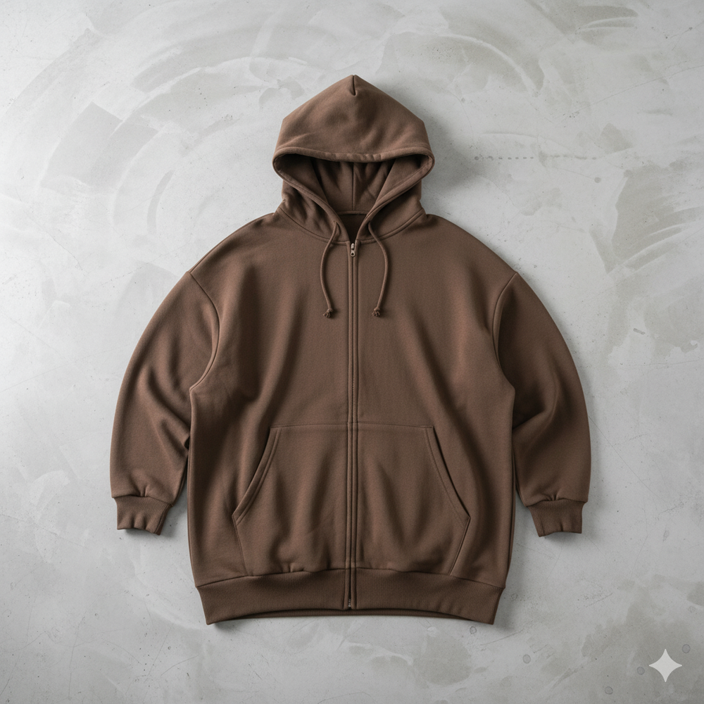 Langer Damen Hoodie mit Reißverschluss | Warm & Bequem für Winter