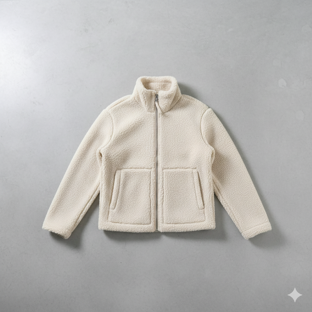 Damen Teddyjacke mit Reißverschluss | Kuschelig & Warm | Winter