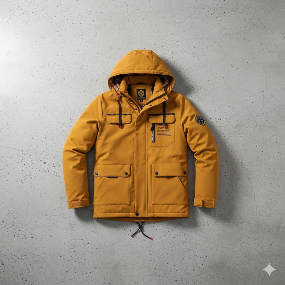 Herren Winterparka mit Kapuze | Winddicht & Warm