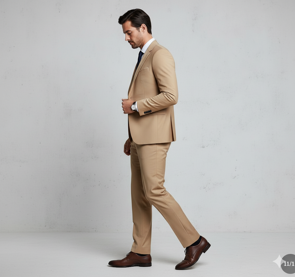 Herren Anzug 3-teilig | Slim Fit Elegant für Business & Hochzeit