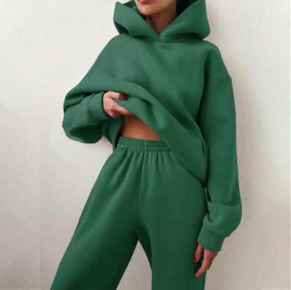 Jenny – Lässiger Damen Kapuzenpullover Zweiteiler