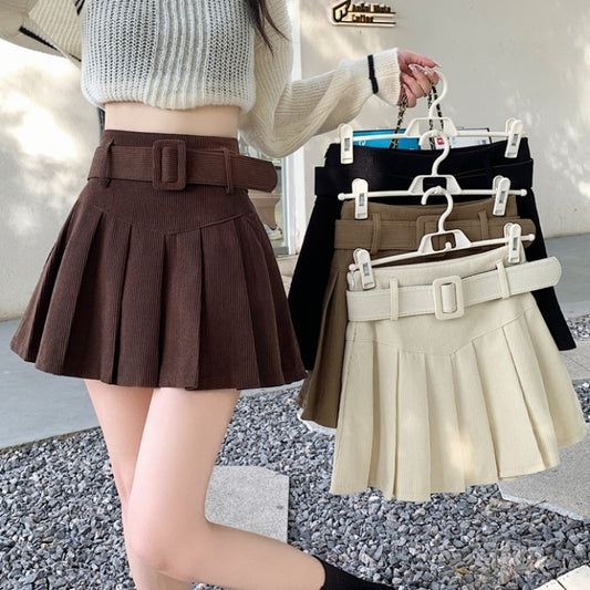 Emily – Faltenrock aus Cord