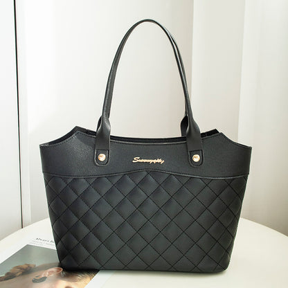 Joan – Rhombus Handtasche für Damen mit modischem Karomuster