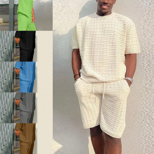 Miles – Lässiger Sommeranzug für Herren mit lockerer Passform und kurzem Set