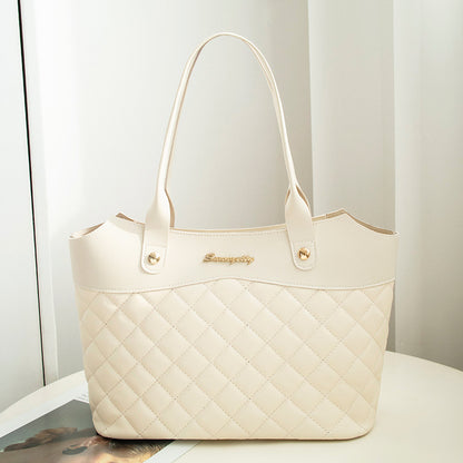Joan – Rhombus Handtasche für Damen mit modischem Karomuster
