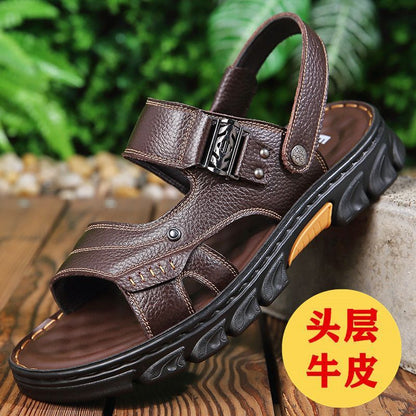 Geoffrey – Bequeme Herren-Sandalen aus veganem Leder