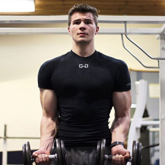 Miles – Kurzarm Fitness-T-Shirt aus schnell trocknendem Material für das Laufen
