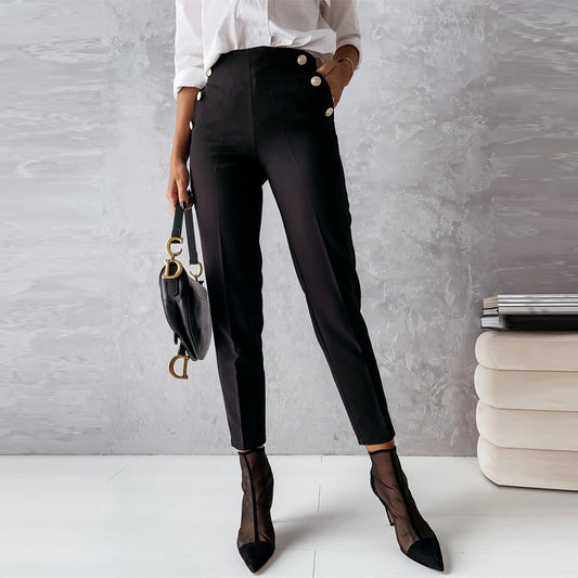 ENGEL Slim Fit Frühlingsanzughose für Damen