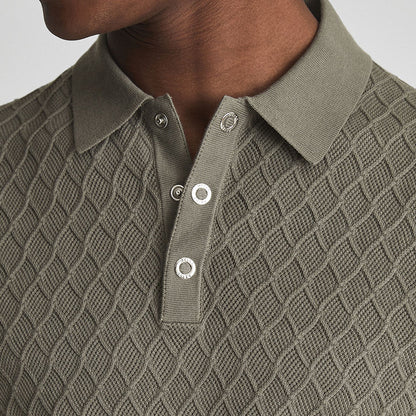 Ron – Kurzärmeliger Herrenpullover im britischen Stil