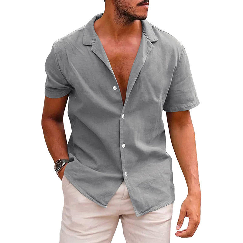 Ross – Herren Sommerhemd mit Kurzarm