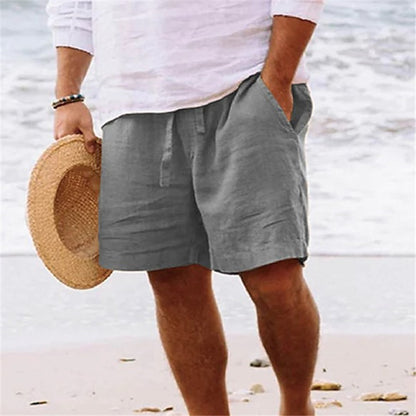 ENGEL Herren Shorts in Reiner Farbe und Atmungsaktivem Komfort
