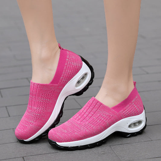 ENGEL Atmungsaktive Damen-Sneaker mit Luftkissen und dicker Sohle