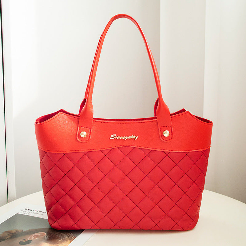 Joan – Rhombus Handtasche für Damen mit modischem Karomuster