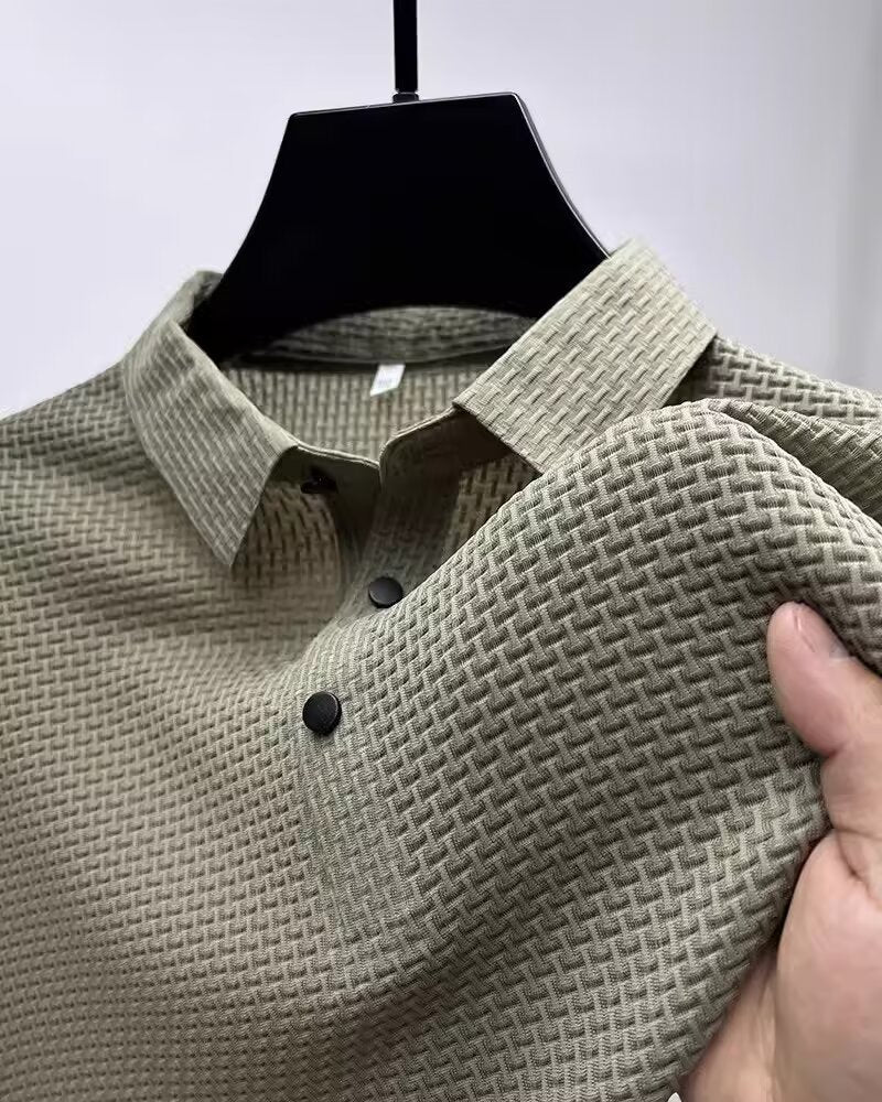 Kirk – Kurzärmeliges Business-Casual-Poloshirt für Herren