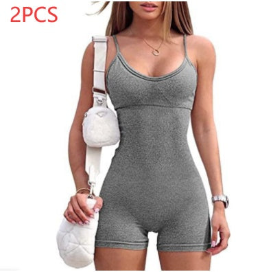 Ruby – Sportlicher Jumpsuit mit Spaghetti-Trägern für Damen